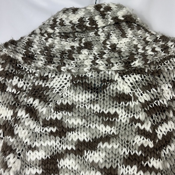 Cynthia Rowley open face chunky cozy knit cardigan w/pockets - Picture 7 of 9